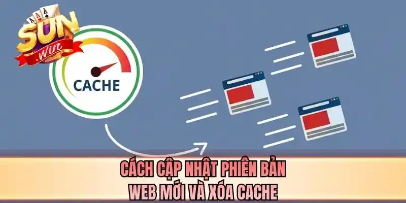 Cách cập nhật phiên bản web mới và xóa cache