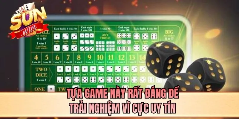 Tựa game này rất đáng để trải nghiệm vì cực uy tín